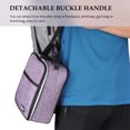 thumbnail image 6 of Tirrinia Small Insulated Lunch Bag for Men Women Kids, Portable Reusable Thermal Lunch Box Cooler Tote for Adults, Polyester, Purple, 6 of 8