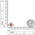 thumbnail image 3 of Gem Stone King 1.62 Ct Oval Brown Tiger Eye 18K Rose Gold Plated Silver Ring (Size 6), 3 of 4