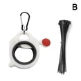 thumbnail image 6 of Plastic Wire Zip Tie Carrier Holder Grabber Organizer Keychain for Keeping Wires Tidy, 6 of 8