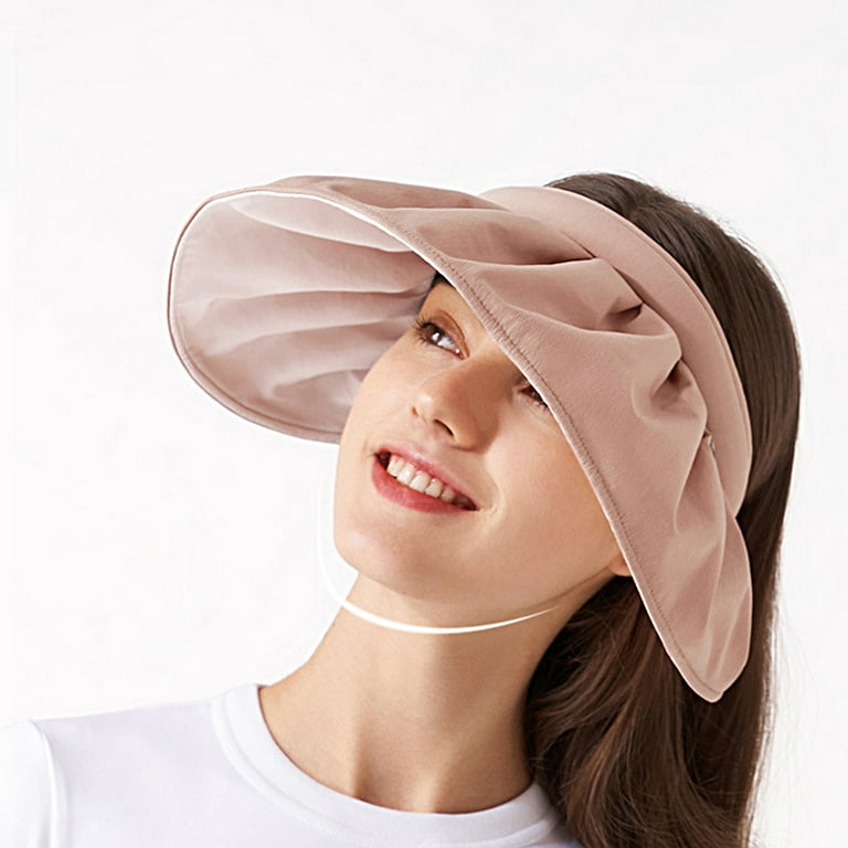 Clip On Sun Visors Foldable Sun Hats for Women with UV Protection
