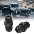 thumbnail image 4 of Fuel Hose Adapter Connector, Durable Practical Transmission Oil Cooler Adapter Fittings Easy Install 6AN Male Flare To 1/4NPSM Compact  For Car, 4 of 8