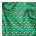 thumbnail image 4 of Soimoi Green polyester Crepe Fabric Sea Plant & Cactus Tree Print Fabric by the Yard 42 Inch Wide, 4 of 5