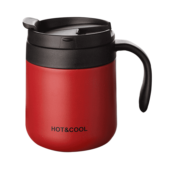 Arcticwind 16.91oz Coffee Mug,304 Stainless Steel,Travel Cup,Double Wall Insulated Vacuum with Handle and Sliding Lid,Reusable Tumbler Cups,Thermal Cup for Home and Office,Ideal Gifts For Men & Women