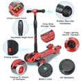 thumbnail image 6 of 3 Wheel Scooter Kick Scooter for kids with Bluetooth Music Rocket Steam Sprayer Adjustable Height Light Up for Boys Girls Ages 3-10, 6 of 10
