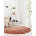 thumbnail image 4 of Unique Loom Del Mar Collection Tapis Rond Contemporain Transitionnel, 6 Pieds, Rouge/ivoire, 4 of 10