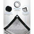thumbnail image 3 of vensovo 95% Aluminet Shade Cloth - 10x14FT Reflective Aluminium Shade Netting Sun Shade Cover with Grommets for Cars, Dogs, Outdoor, RV, Pa, 3 of 7