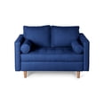 thumbnail image 2 of Sofá Love Seat 2 Plazas De Lino Azul Modelo Fallon Makora, 2 of 7