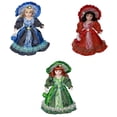 thumbnail image 4 of Wosthever Muñeca femenina de porcelana victoriana, materiales, regalo realista, expresiones faciales detalladas, cerámica Decoración del hogar rojo, 4 of 6