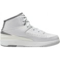 thumbnail image 2 of Little Kid's Jordan 2 Retro White/Cement Grey-Sail-Black (DQ8564 100) - 13.5, 2 of 5