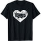 thumbnail image 1 of Camisa de corazón de oso acuático, camiseta de regalo de ciencia Tardigrada, 1 of 2