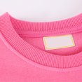 thumbnail image 4 of YDFCWXW Girls Cotton Pullover Sweatshirts Kids Sequin Star Pattern Crewneck Tops (Pink, 4-5 Years), 4 of 9