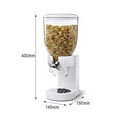 thumbnail image 2 of MERRYHAPY 1Pcs Cereal Dispenser Canister Food Storage White Portion Control, 2 of 8