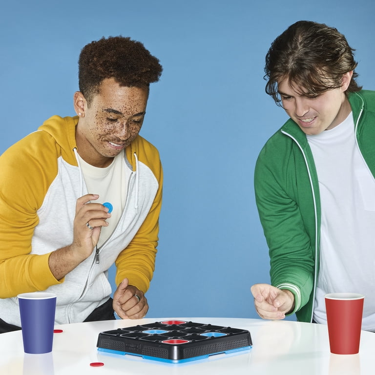 Connect 4 Frenzy Party Edition Game for Adults, Bounce Discs and