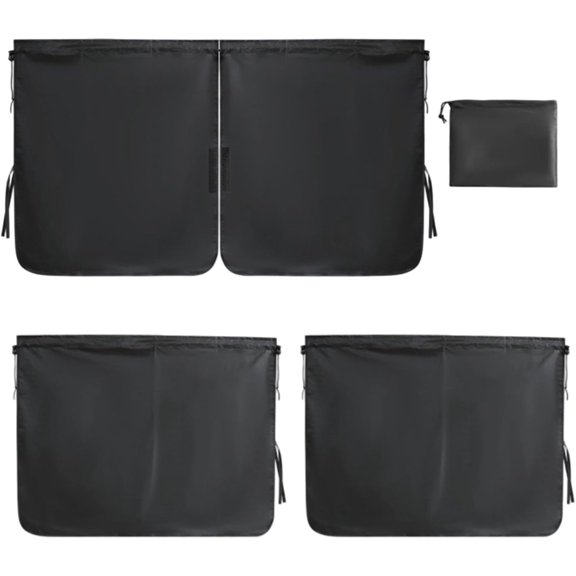 Car Privacy Curtain, 140x80cm Removable Sunshade for Travel Camping