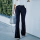 thumbnail image 1 of WILLBEST Pantalones Casuales para Mujer, de Pana, Ajustados, de Cintura Alta, Acampanados, con Cintura Elástica, Cómodos y elegantes para Uso Diario. Extra Grande, 1 of 4