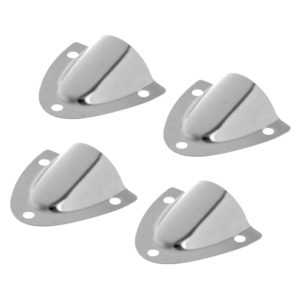 ISURE MARINE Stainless Steel Clam Shell Vent Boat 4pcs 