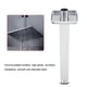 thumbnail image 5 of Brazo de Ducha Cuadrado de Acero Inoxidable Superior Brazo de Ducha Tubo de Montaje en Pared Extensión de Tubo para ba?o Cabezal de Ducha de Techo Grifos de ba?era Cabezas de Ducha(20cm) Unbranded JY15684-01, 5 of 7