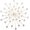 Gold, variant on IULAVP Metal Starburst Wall Art Decor: Hanging Rhinestone Home Decor Accents, Decorative Wall Hanging Diamond Jeweled Sparkle Wall Sculptures for Living Room, Home, Bedroom, Diameter 44.5cm (Silver)