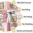 thumbnail image 4 of Bunny Blanket - Easter Soft Fuzzy Throw Blankets for Girls - 50"x60" Throw Size Blanket for Bed & Couch - Pink Cute Throws Gifts, 4 of 6