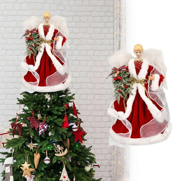 Adornos de Muñeca para La Punta Del Árbol de Navidad