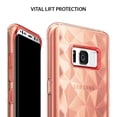 thumbnail image 5 of Ringke Air Prism Case Compatible with Samsung Galaxy S8, 3D Geometric Design Slim TPU Cover - Rose Gold, 5 of 8