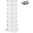thumbnail image 6 of Holaki 360° Rotating Shoe Rack 7-Tiers Organizer Spinning Shoe Rack, Rotating shoe Organizer tower Holds Up to 28 Pairs of Shoes, Shoe Storage Shelf for Entryway Living Room Hallway Shoe Cabinet, 6 of 6