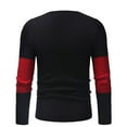 thumbnail image 3 of IROINNID Men's Sweater Round Neck Long Sleeve Jumper Mid-Length Color Block Knit Pullover Winter Sweater Bottoming Shirt Sweater, 3 of 3