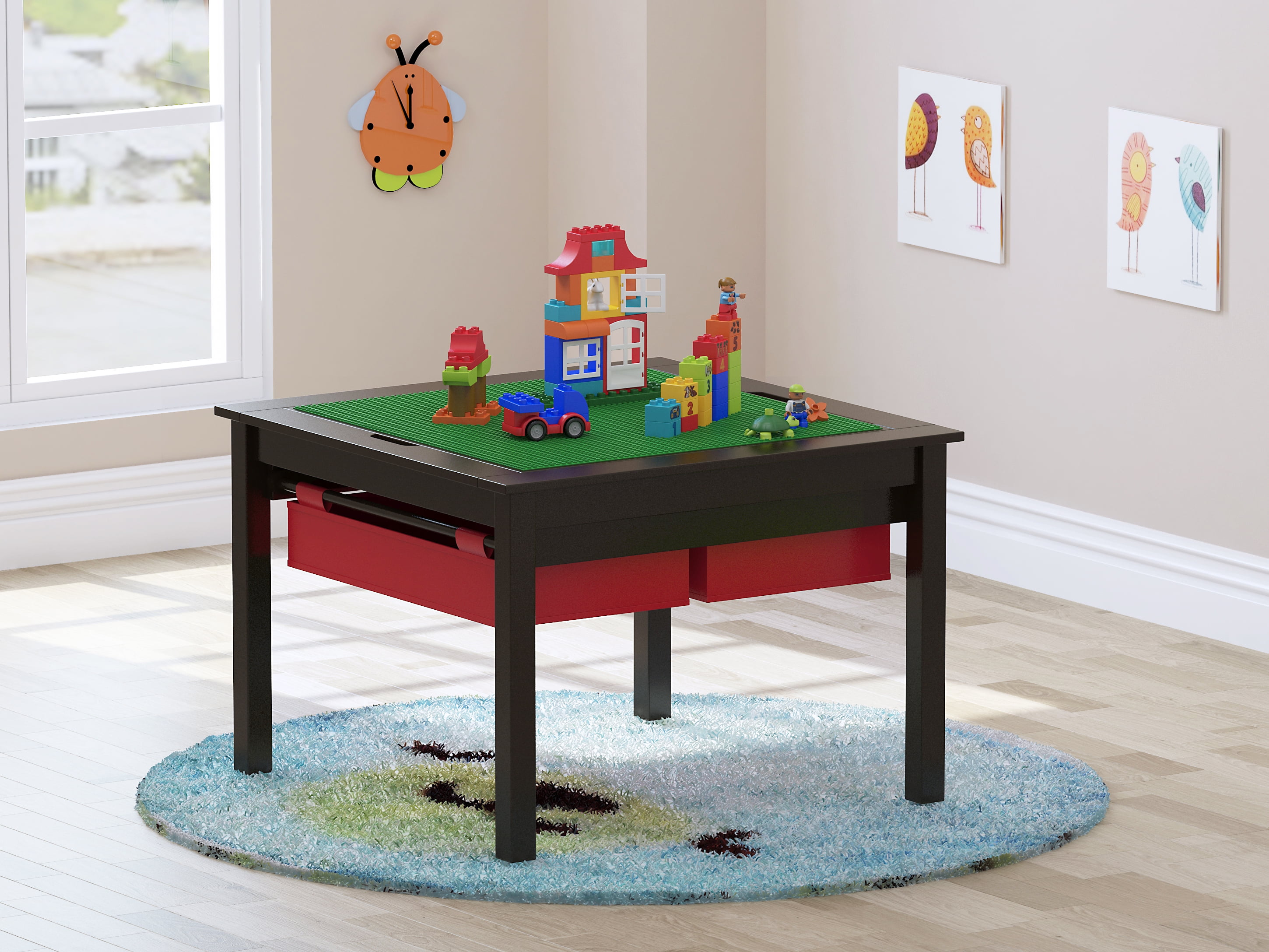 Activity Art Table with 4 Stations 2 Stools KidKraft Ultimate Creation Station