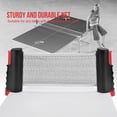 thumbnail image 2 of XYCCA Outdoor Ping Pong Durable Retractable Table Tennis Net Portable Sports Accessory (Black&Red)-082003, 2 of 5