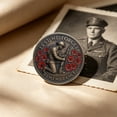 thumbnail image 2 of 37jewelry,1 Patriotic Themed Decorative Coin, Metal Material 1.57 inches,Expressing Respect and Remembrance, High Respect, 2 of 6