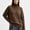 brown, variant on Women Loose Fit Turtleneck Knit Top, Drop Shoulder Casual Pullover Sweater