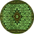 thumbnail image 1 of Ahgly Company Indoor Round Persian Green Traditional Area Rugs, 7' Round, 1 of 1