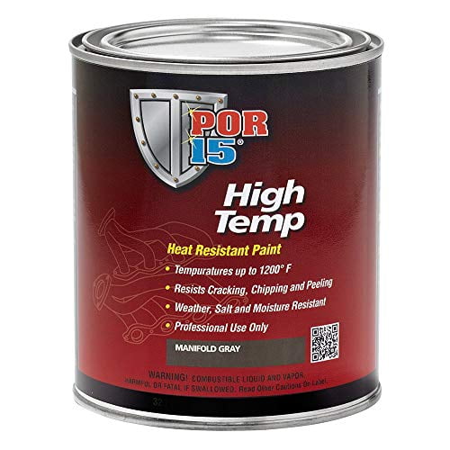 POR15 44304 Aluminum High Temperature Paint 1 quart