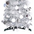 thumbnail image 3 of vidaXL Pop-up Artificial Christmas Tree Silver 120 cm PET, 3 of 4