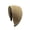Khaki, variant on mdesiwst Women Headband Vertical Pit Texture Soft Fabric Wide-Brimmed Hair Hoop Autumn Winter Makeup Washing Face Hair Accessory