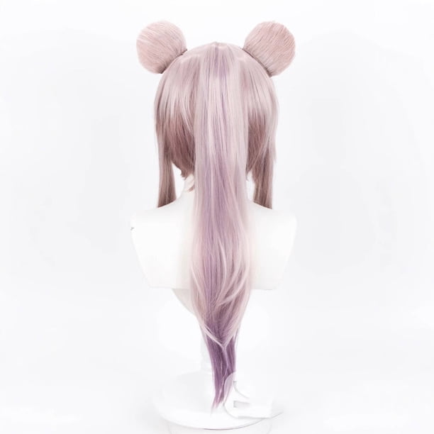 Disfraz de anime de pelo sintético de Arknights Lins para cosplay