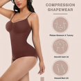 thumbnail image 3 of Shapewear Seamless Tummy Control Slim Bodysuit Women, 3 of 5