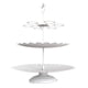 thumbnail image 2 of Soporte para cupcakes de 3 niveles, soporte para servir pasteles, plato para dulces y postres, elegante plato para pasteles Blanco, 2 of 9