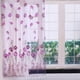 thumbnail image 1 of 100 x 200 cm Tulip Print Sheer Tulle Curtains Balcony Window Decoration Purple, 1 of 4