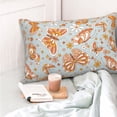 thumbnail image 4 of Yiaed Retro Floral Butterfly Print Brushed Microfiber Envelope Pillowcases, Standard,Envelope Closure Pillow Cases(No pillow core)-14"x20", 4 of 6