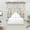 Off-white, variant on Easter Swag Valances for Windows, Kitchen Curtains 36 Inch Length 2 Panels Set, Vintage Farmhouse Gnomes Bunny Colorful Eggs Flower Short Curtains for Small Windows Rod Pocket Cafe Curtains 28"x36"