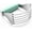 Mint, variant on XL Stainless Steel Pastry Cutter Tool for Baking - Heavy Duty Dough Blender - Butter & Dough Cutter Tool with Sharp Blades - Pastry Blender for Easy Mixing - Dishwasher Safe - Black
