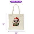 thumbnail image 5 of Hello Winter Bichon Frise Frosty Morning Walk Welcome Snowy Christmas Canvas Tote Bag Bichons Dog Lovers Gifts Idea Reusable Shopping Grocery Bag - 02018, 5 of 5