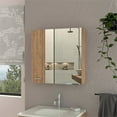 thumbnail image 3 of FM FURNITURE Kenya Medicine Cabinet  Pine (beige) Engineered Wood, 3 of 7