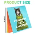 GIUHUIZ Calendar Fun Playful Gifts For Cat Lovers 12 Month Joke Gift