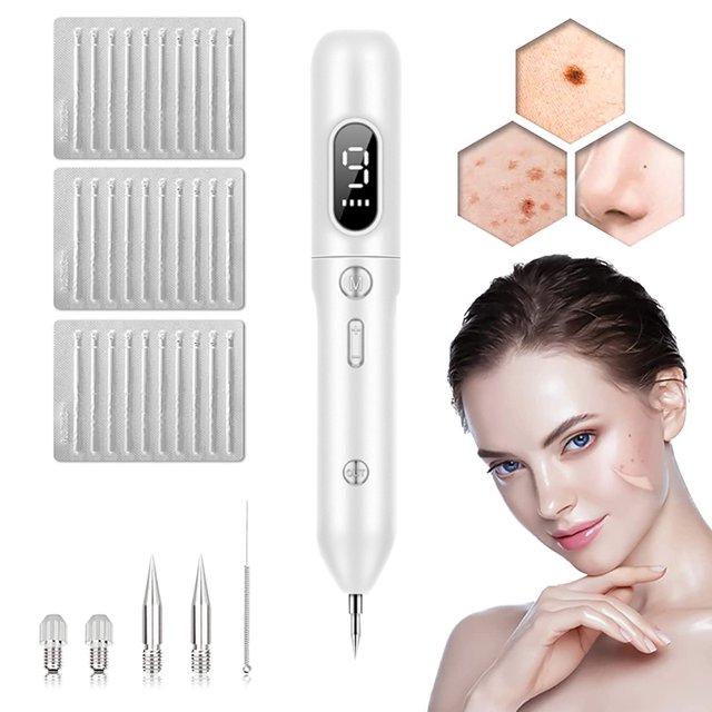 Équipement de Beauté Portable pour Usage Domestique, Recharge USB, Aiguilles Remplaçables, Ajustable