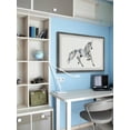 thumbnail image 6 of Marmont Hill Silver Unicorn Framed Wall Art, 24.00" x 1.50", 6 of 6