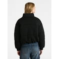 thumbnail image 3 of No Boundaries Knit Puffer Jacket, Women's, 3 of 6