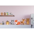 thumbnail image 2 of Innovative Stencils Forest Animals Wall Decals Peel and Stick Bear, Fox, Owl, Bunny, Raccoon Birds Fabric Reusable Stickers Nursery Decor, Perfect Addition to Large Tree Decals, 14 Creature Included, 2 of 2