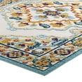 thumbnail image 3 of Reflect Ansel Distressed Floral Persian Medallion 5x8 Indoor and Outdoor Area Rug Multicolored, 3 of 7